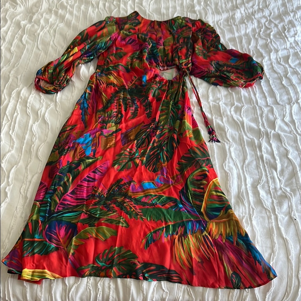 Farm Rio Urban Jungle Midi Dress